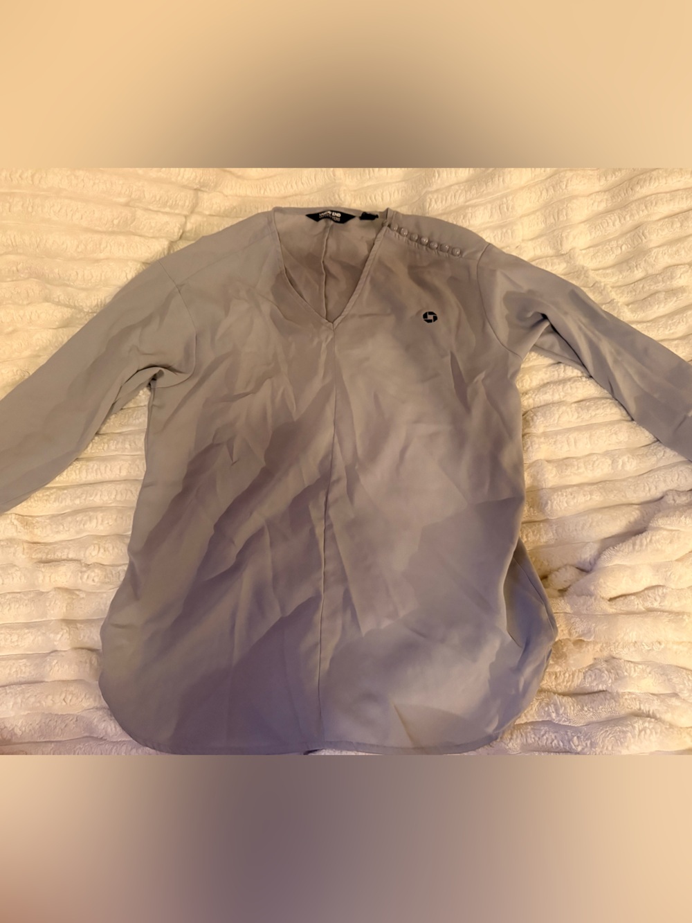 Chase Bank Long Sleeve Blouse